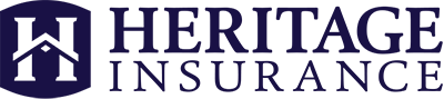 A purple and black logo for the erie county hospital system.