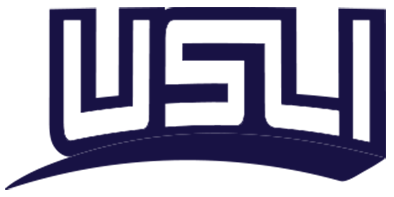 A black and blue logo with the letters jsu